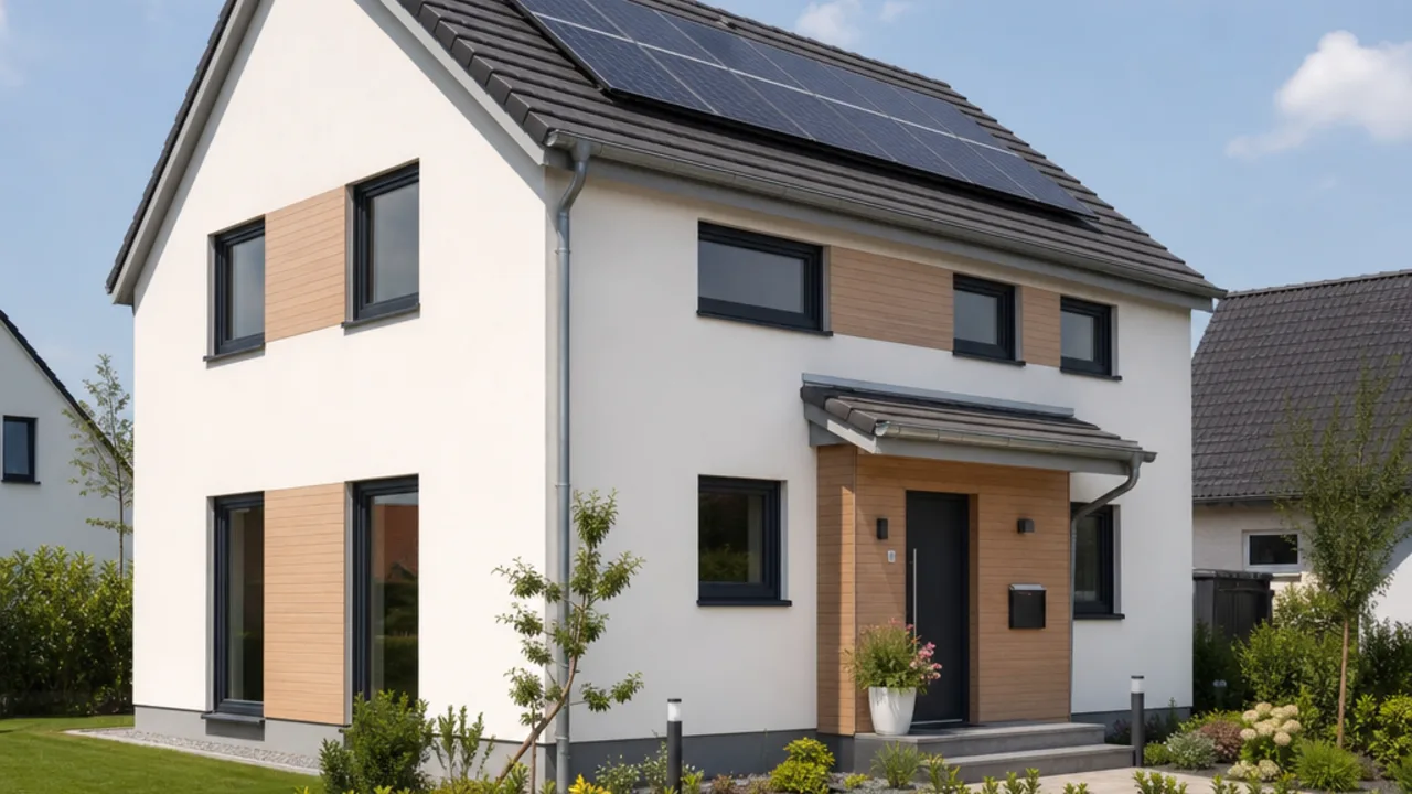 Fertighaus-Preisvorschau: Einfamilienhaus mit Satteldach