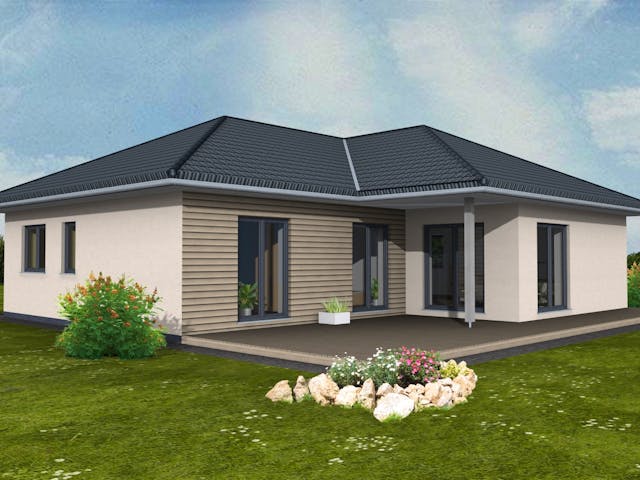 Bungalow 113 von Suckfüll Energiesparhaus – Fertighaus mit Preisangabe